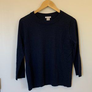 Club Monaco Wool Sweater - Women's Size Large - 3/4 Length Sleeves